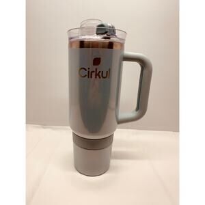 Cirkul Strawsip Double-Wall Insulated Stainless Steel Tumbler with Handle 32oz